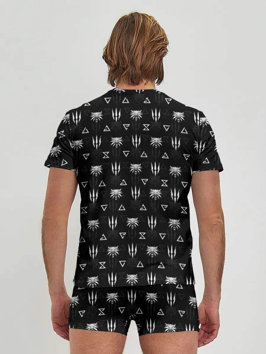 Мужские трусы с футболкой / ВЕДЬМАК | THE WITCHER | ГЕРАЛЬТ | WOLF