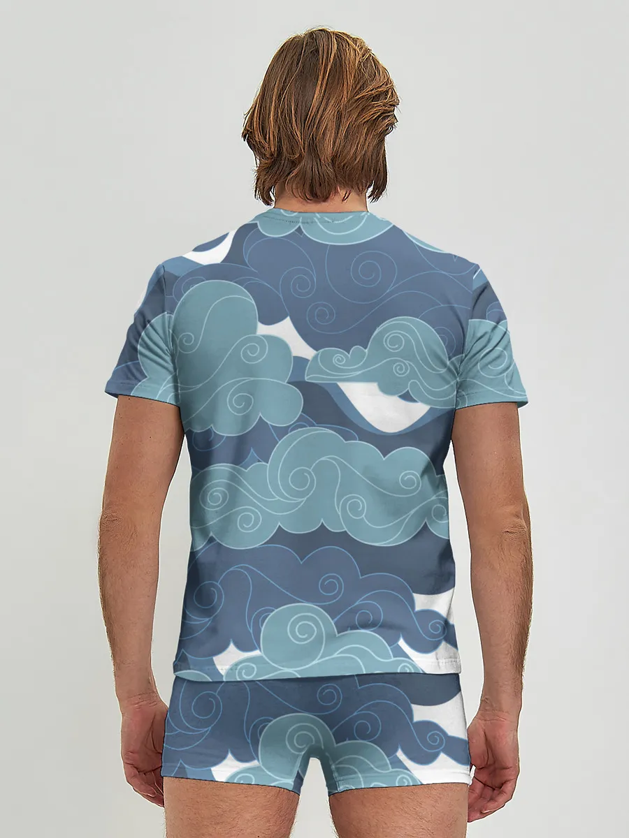 Мужские трусы с футболкой / Небо над Китаем