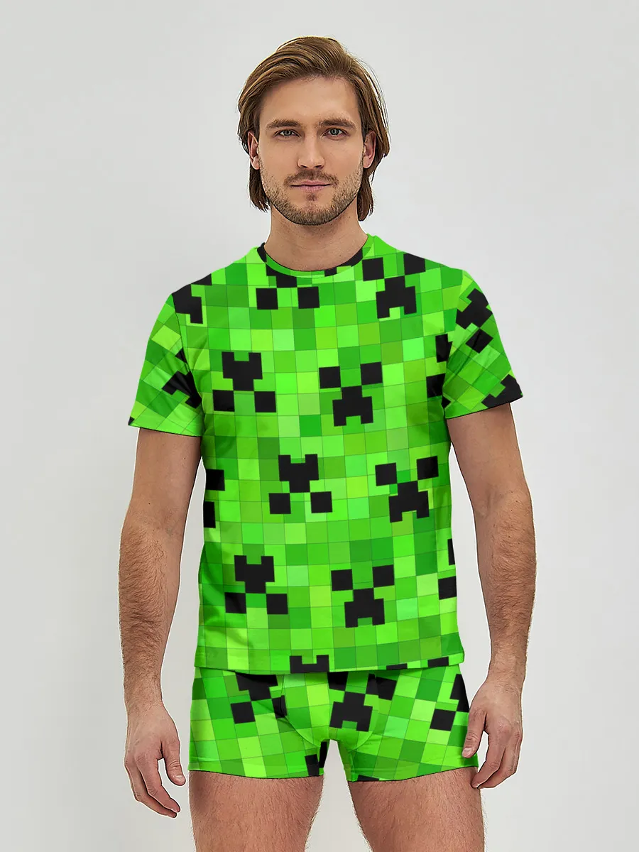 Мужские трусы с футболкой / MINECRAFT | МАЙНКРАФТ