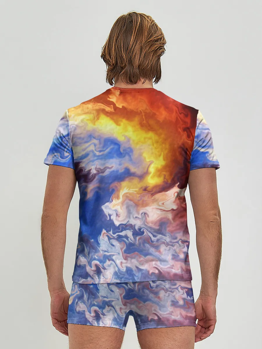 Мужские трусы с футболкой / Краски