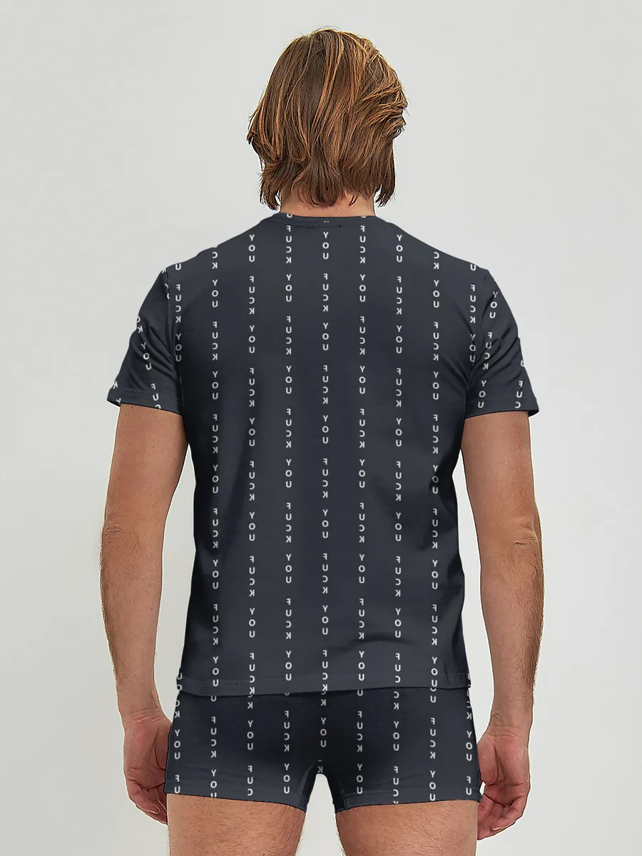 Мужские трусы с футболкой / FUCK YOU