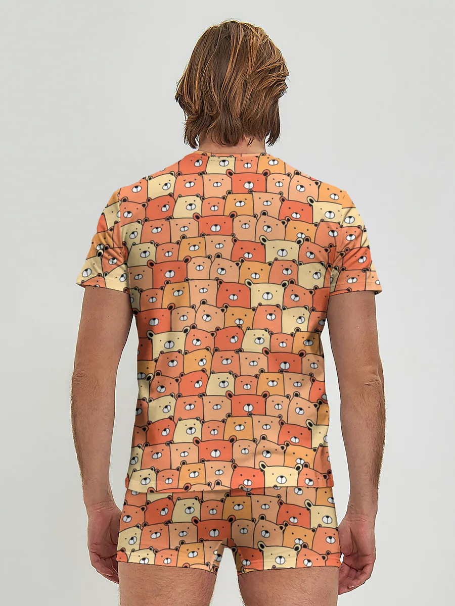 Мужские трусы с футболкой / МИШКИ