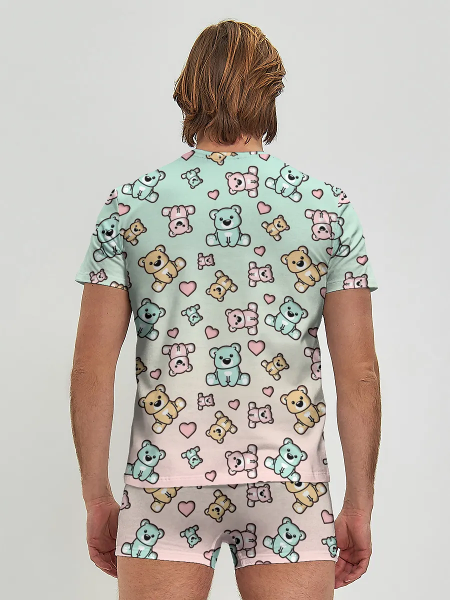 Мужские трусы с футболкой / МИШКИ