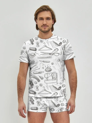 Мужские трусы с футболкой / для швеи