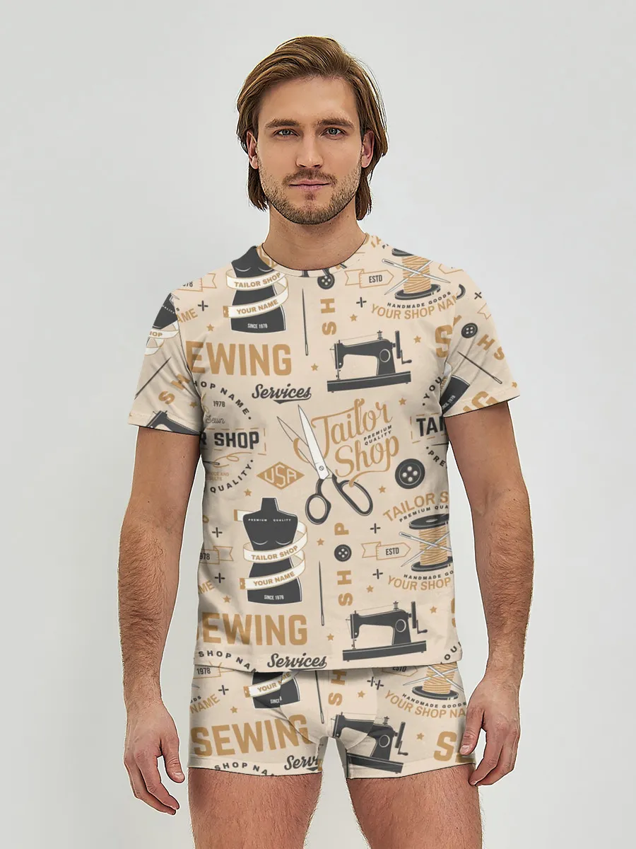 Мужские трусы с футболкой / sewing