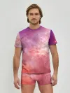 Мужские трусы с футболкой / Космическое небо