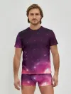 Мужские трусы с футболкой / Космическая вспышка
