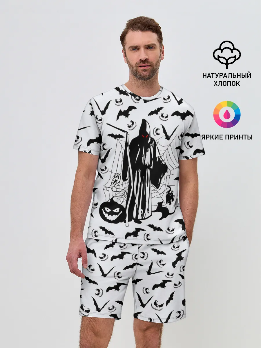 Мужской костюм с шортами / Хэллоуин, Grim Reaper