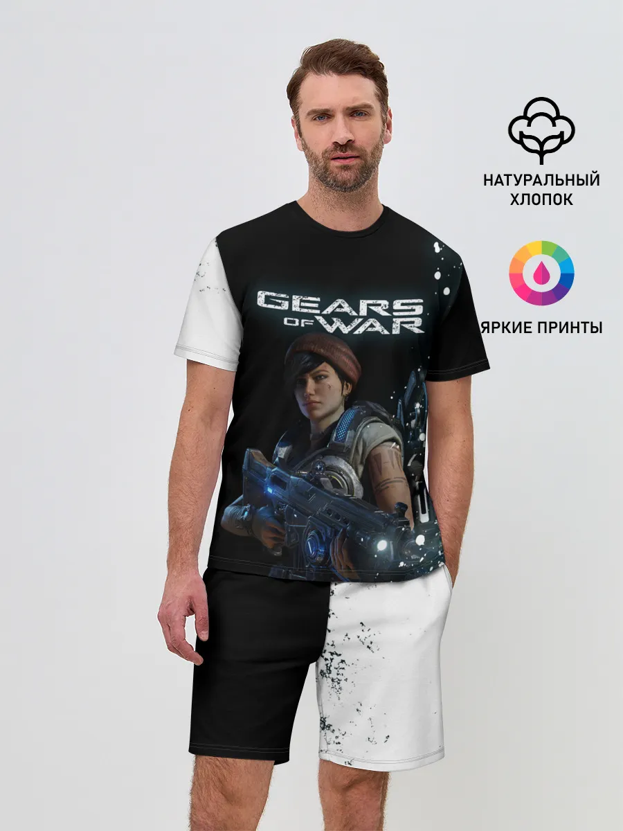 Мужской костюм с шортами / GEARS OF WAR | ШЕСТЕРЕНКИ