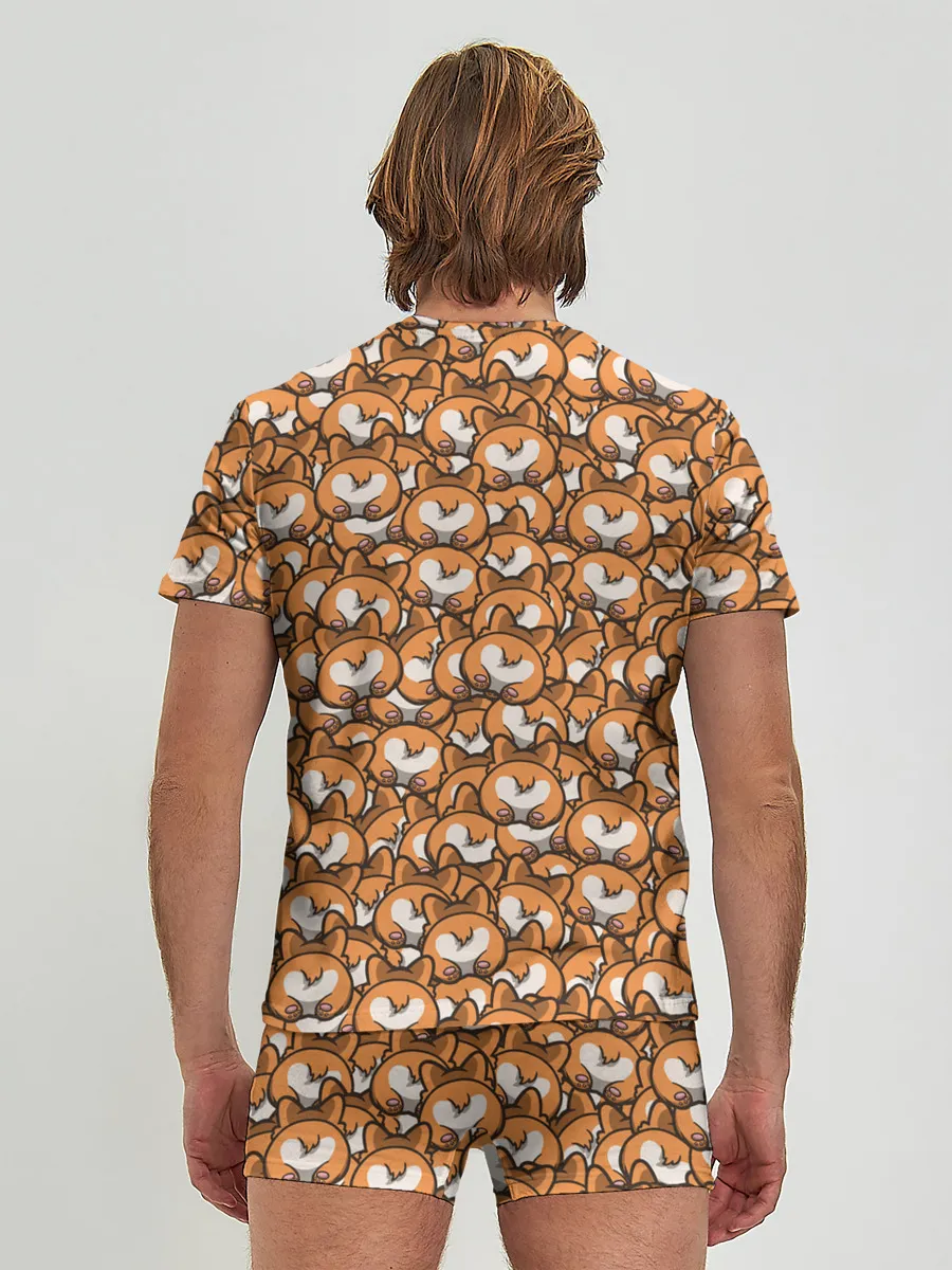 Мужские трусы с футболкой / Попки Корги