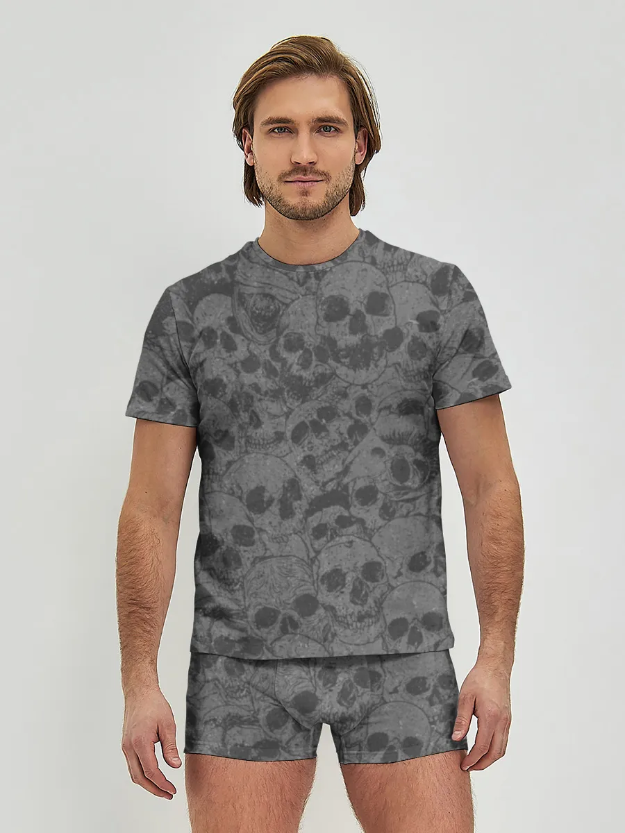 Мужские трусы с футболкой / Skull