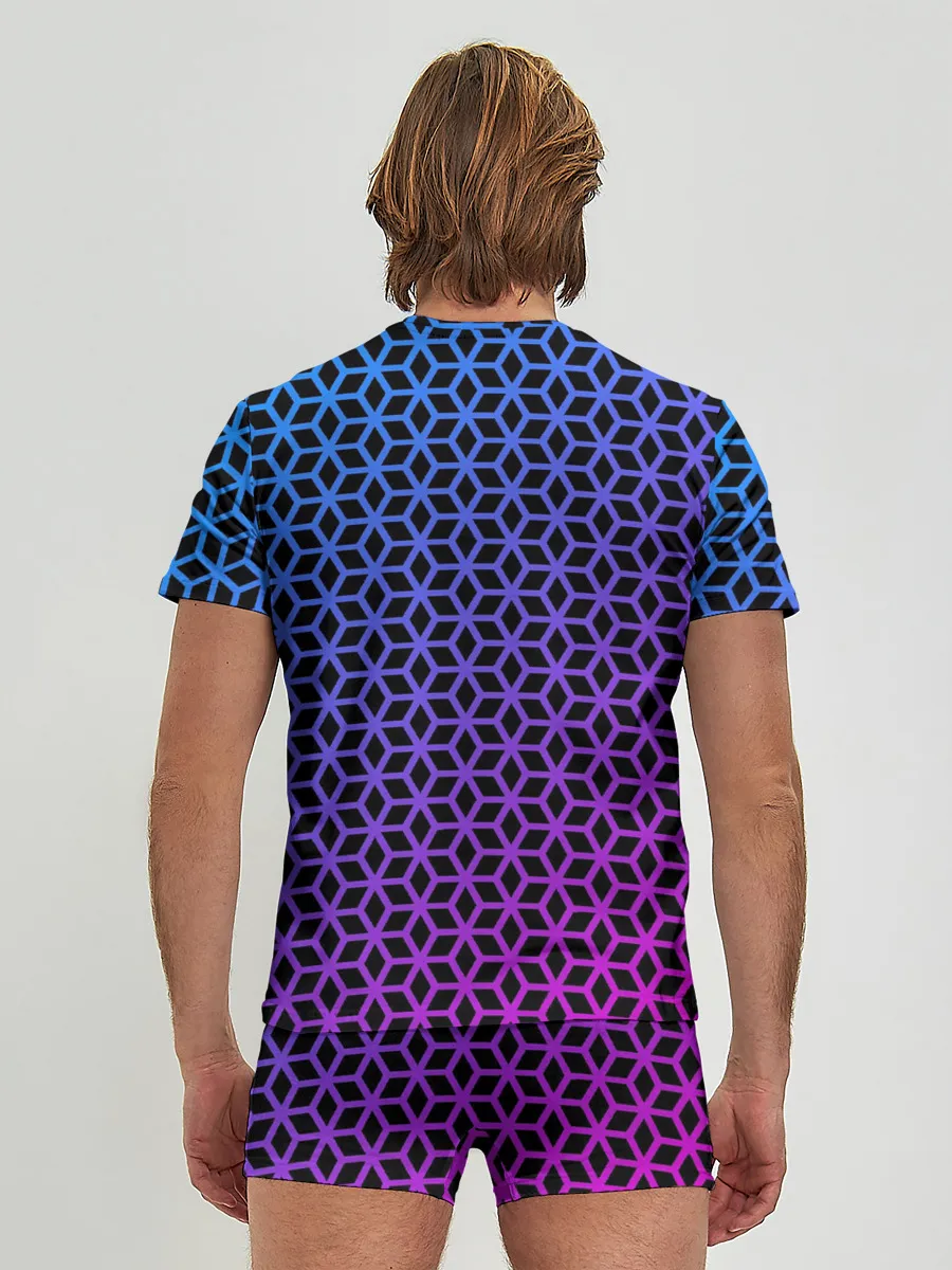 Мужские трусы с футболкой / Geometry