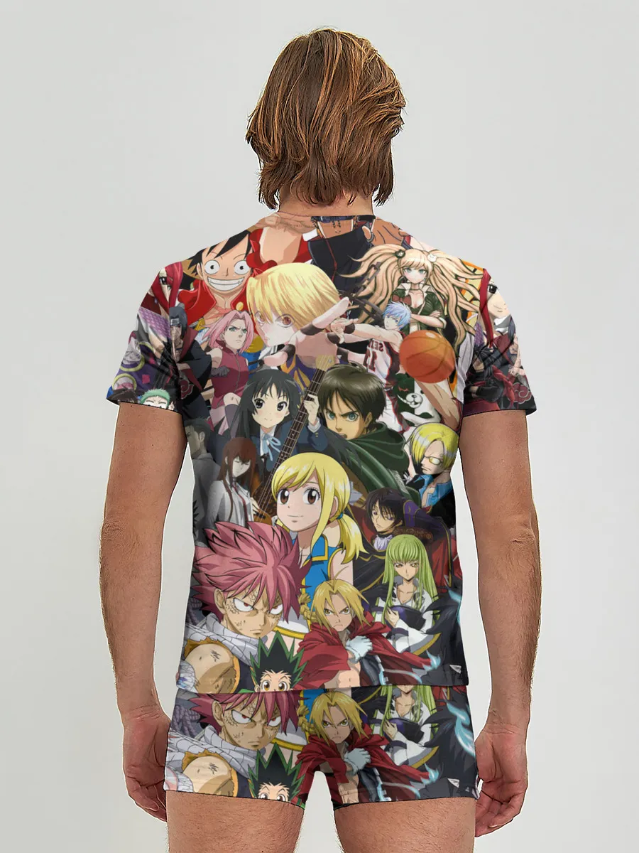 Мужские трусы с футболкой / Аниме коллаж