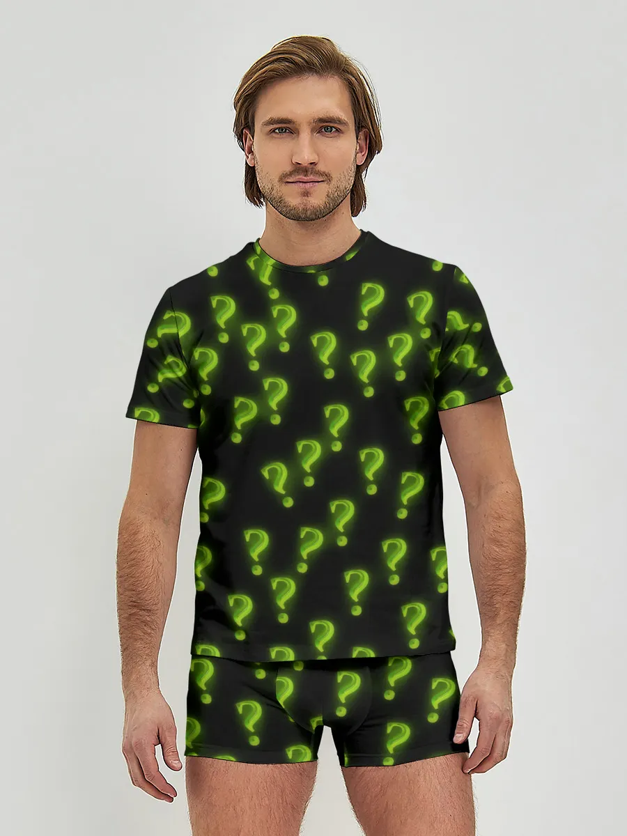 Мужские трусы с футболкой / Знак вопроса