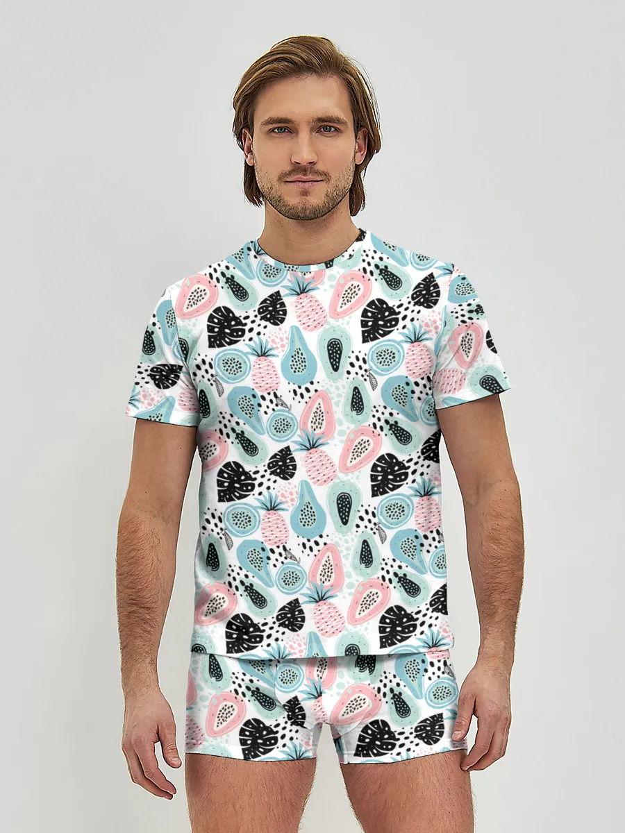 Мужские трусы с футболкой / АВОКАДО