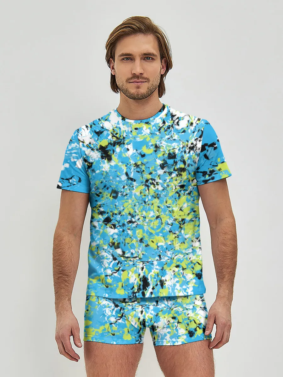 Мужские трусы с футболкой / Абстракция