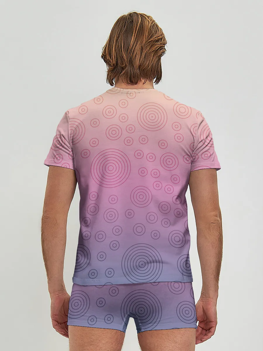 Мужские трусы с футболкой / Абстрактный узор