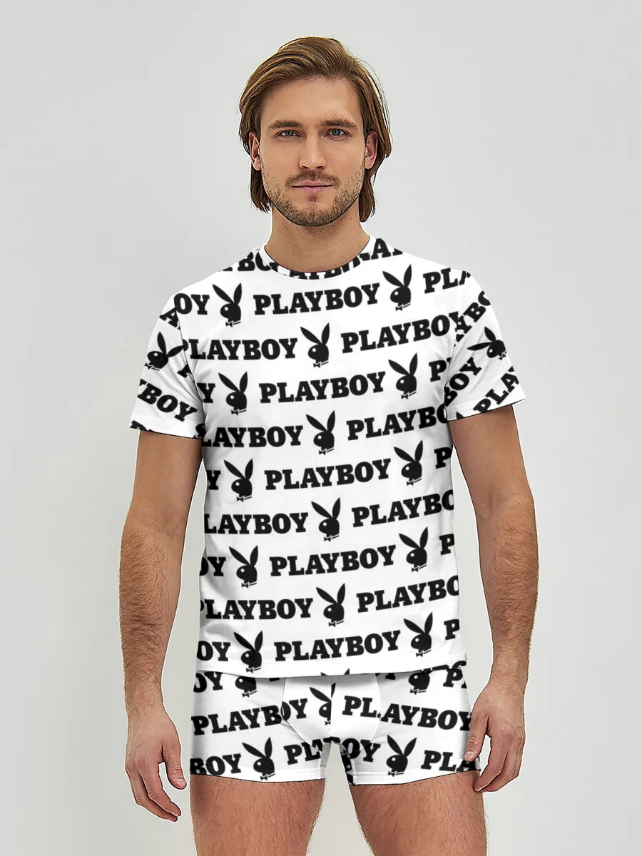 Мужские трусы с футболкой / PLAYBOY | ПЛЕЙБОЙ