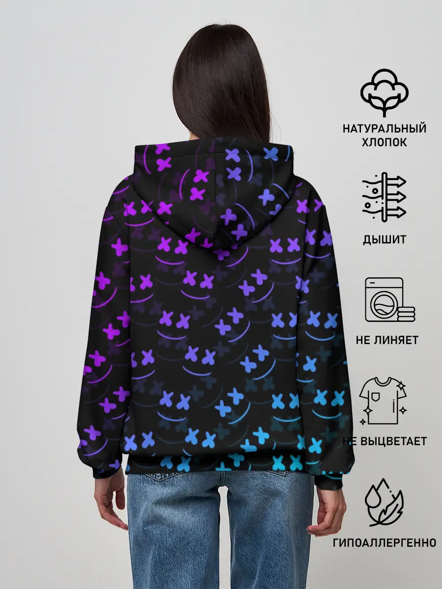 Женское худи / MARSHMELLO