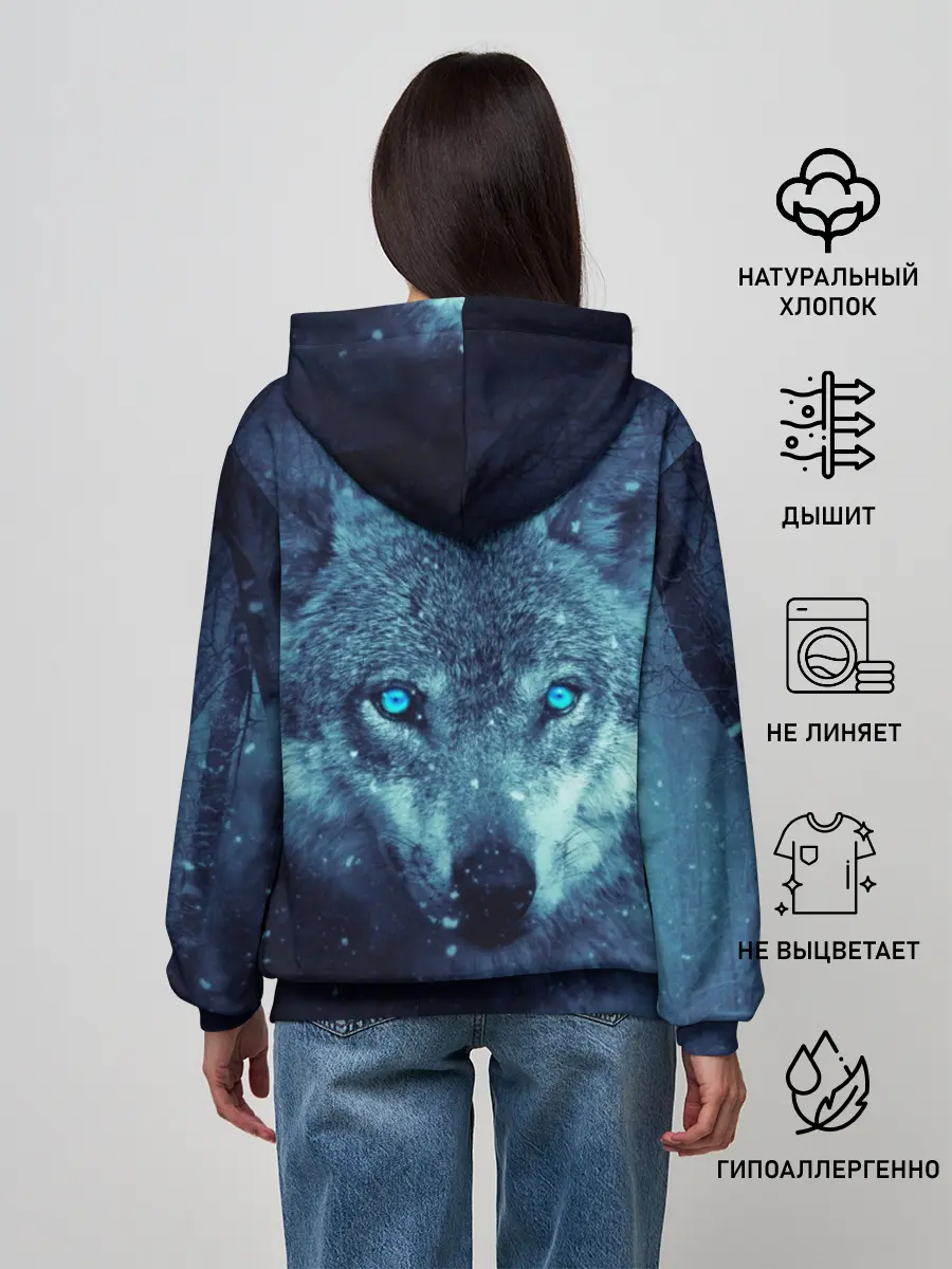 Женское худи / Волк