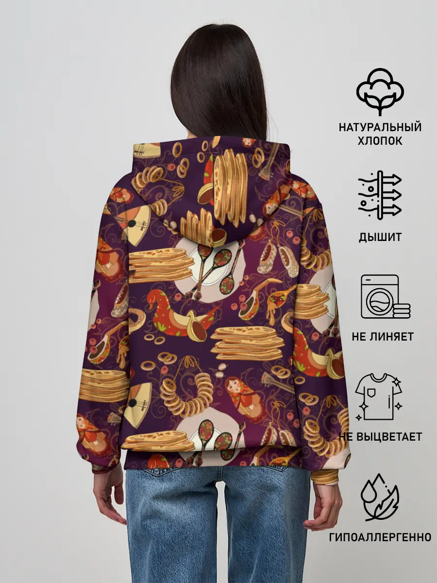Женское худи / Русские блины