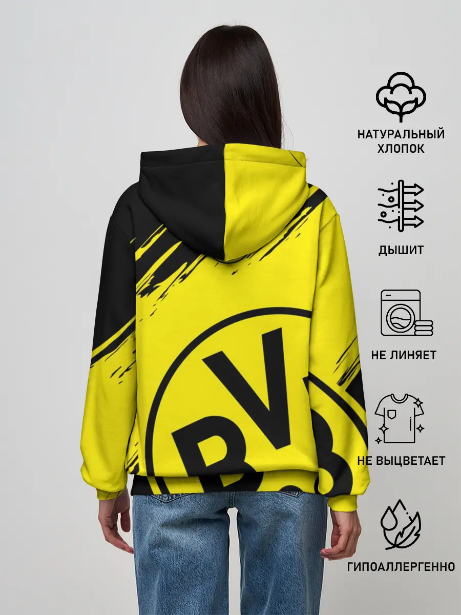 Женское худи / Боруссия Дортмунд