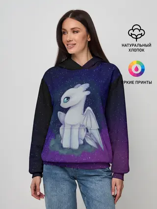 Женское худи / Как приручить дракона
