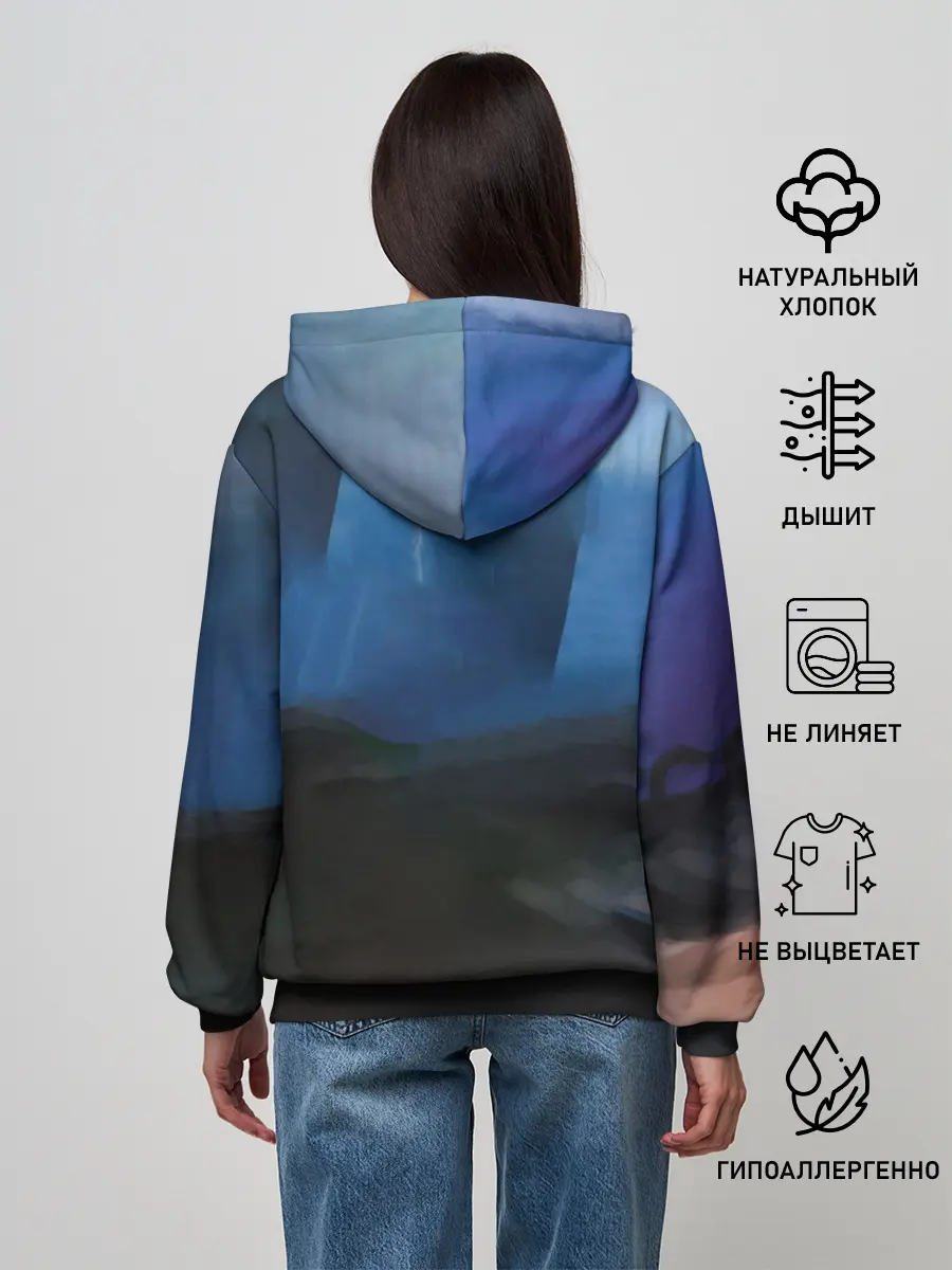 Женское худи / Detective Pikachu