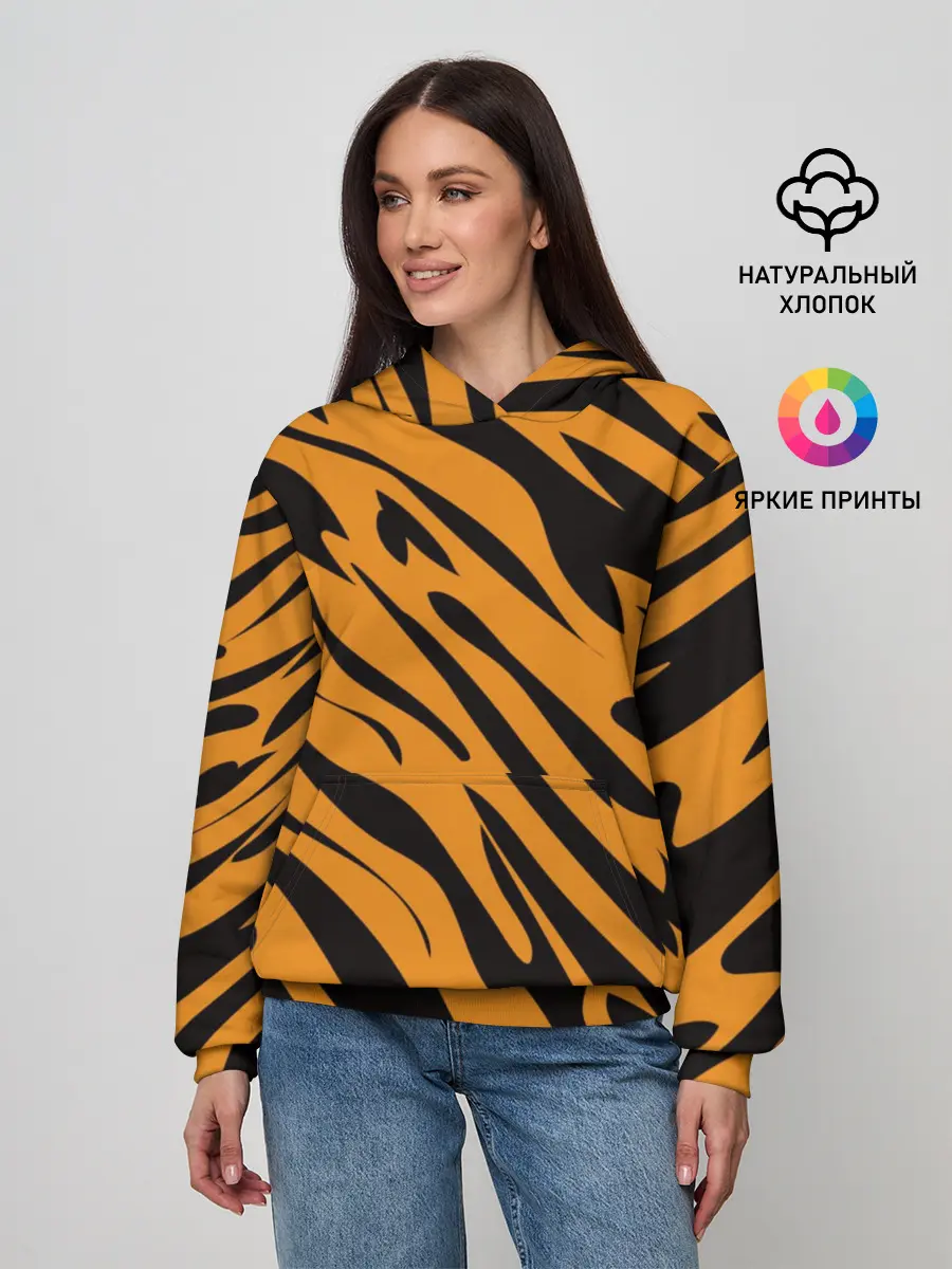 Женское худи / Тигр