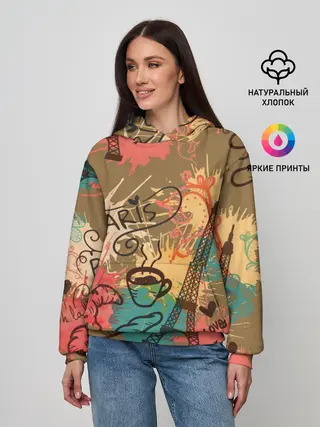 Женское худи / Париж