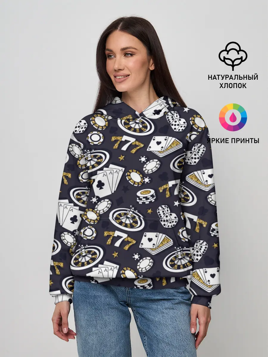 Женское худи / Казино