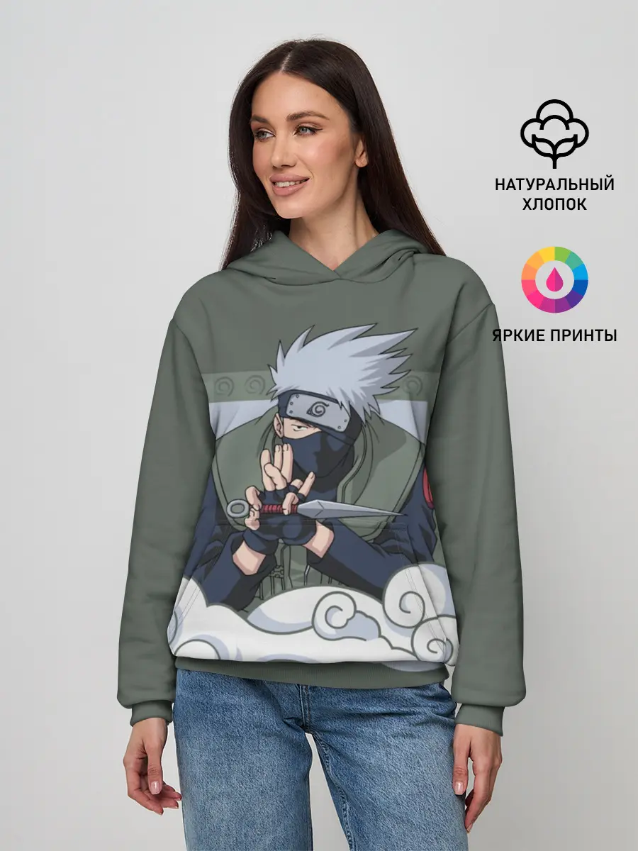 Женское худи / Какаши сенсей