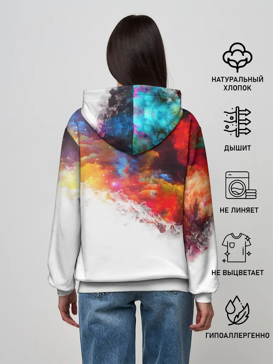 Женское худи / Девочка с шарами