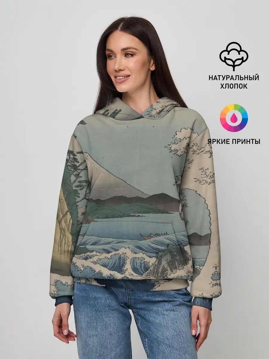 Женское худи / Утагава Хиросигэ