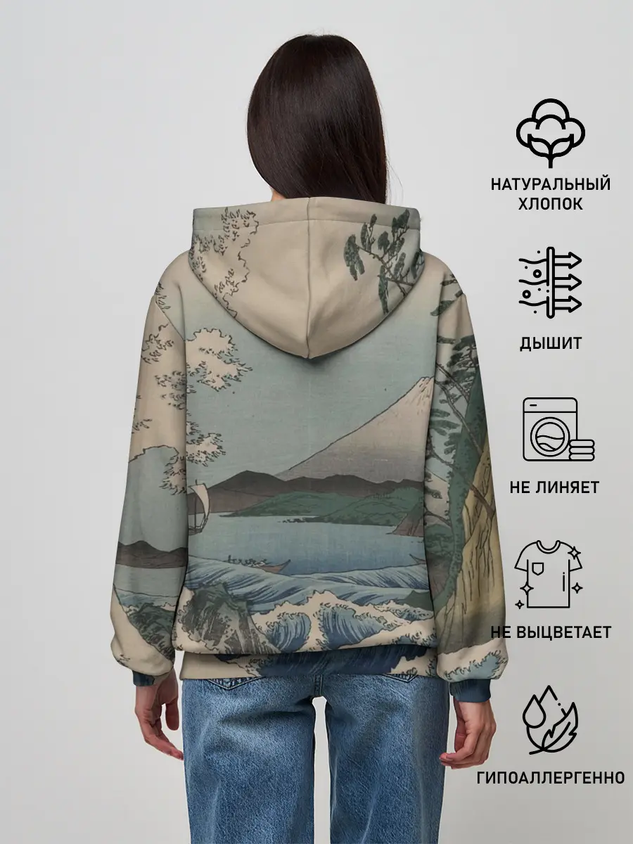 Женское худи / Утагава Хиросигэ