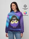 Женское худи / Сова пират