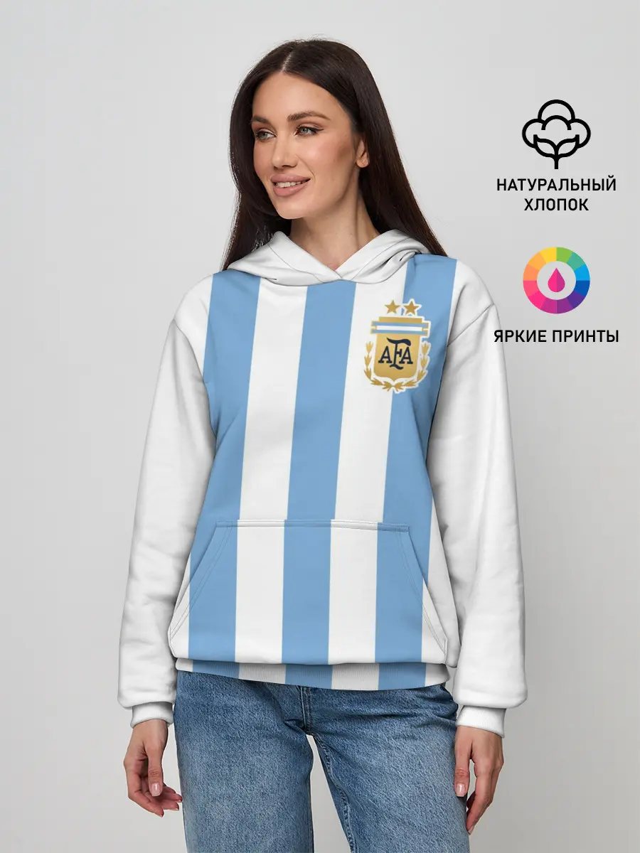 Женское худи / Сборная Аргентины