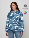 Женское худи / Морские волны