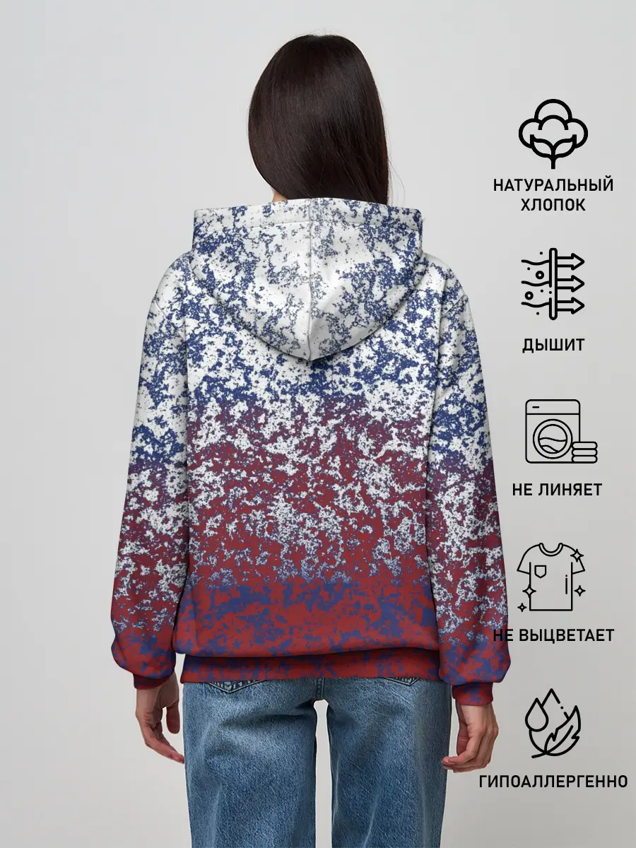 Женское худи / Русский медведь