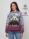 Женское худи / Русский медведь