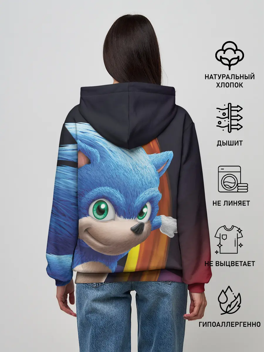 Женское худи / Sonic