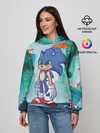 Женское худи / Ежик Соник