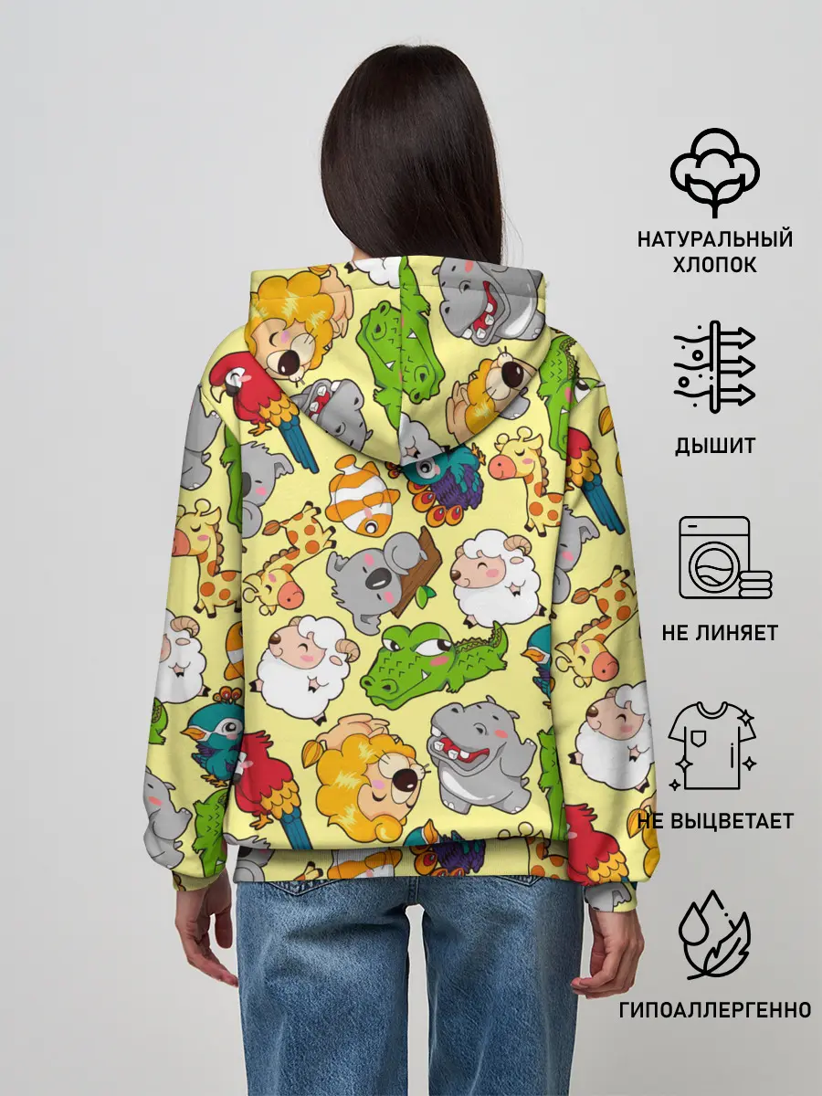 Женское худи / Зоопарк