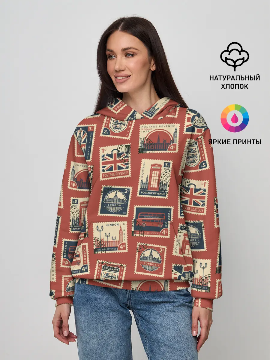 Женское худи / Марки Великобритании