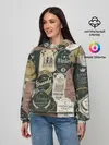 Женское худи / Этикетки мира Виски