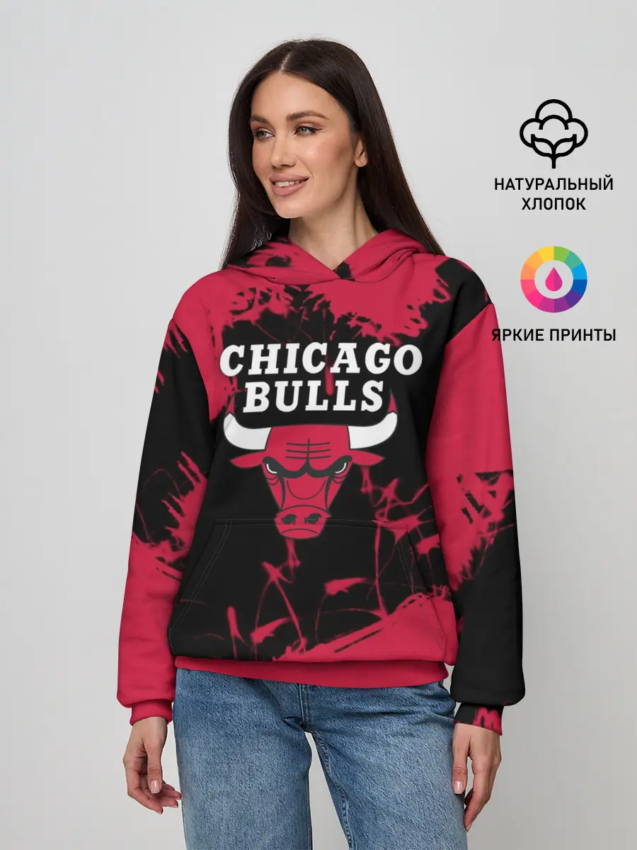 Женское худи / CHICAGO BULLS