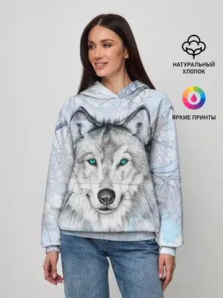 Женское худи / Волк