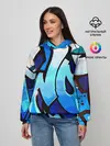 Женское худи / wow graffiti