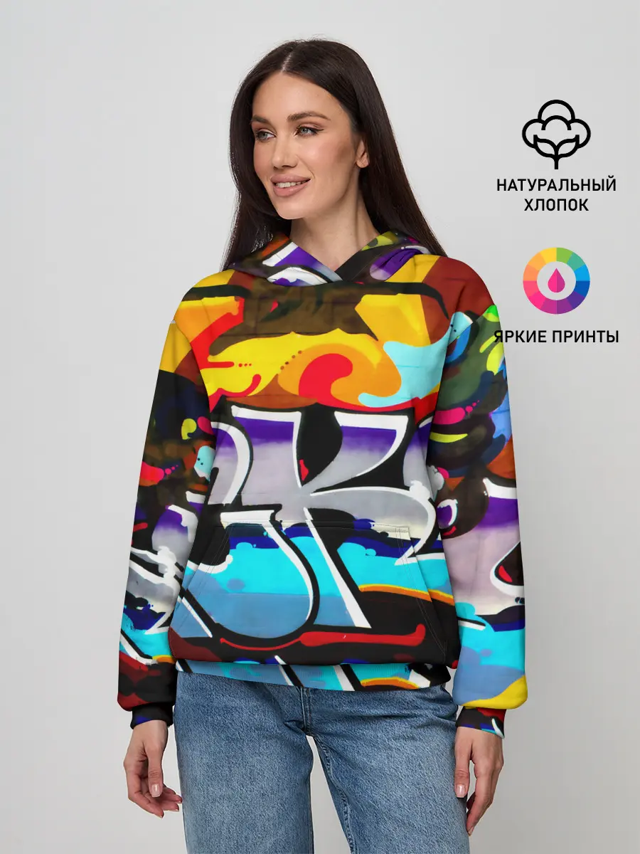 Женское худи / urban neon