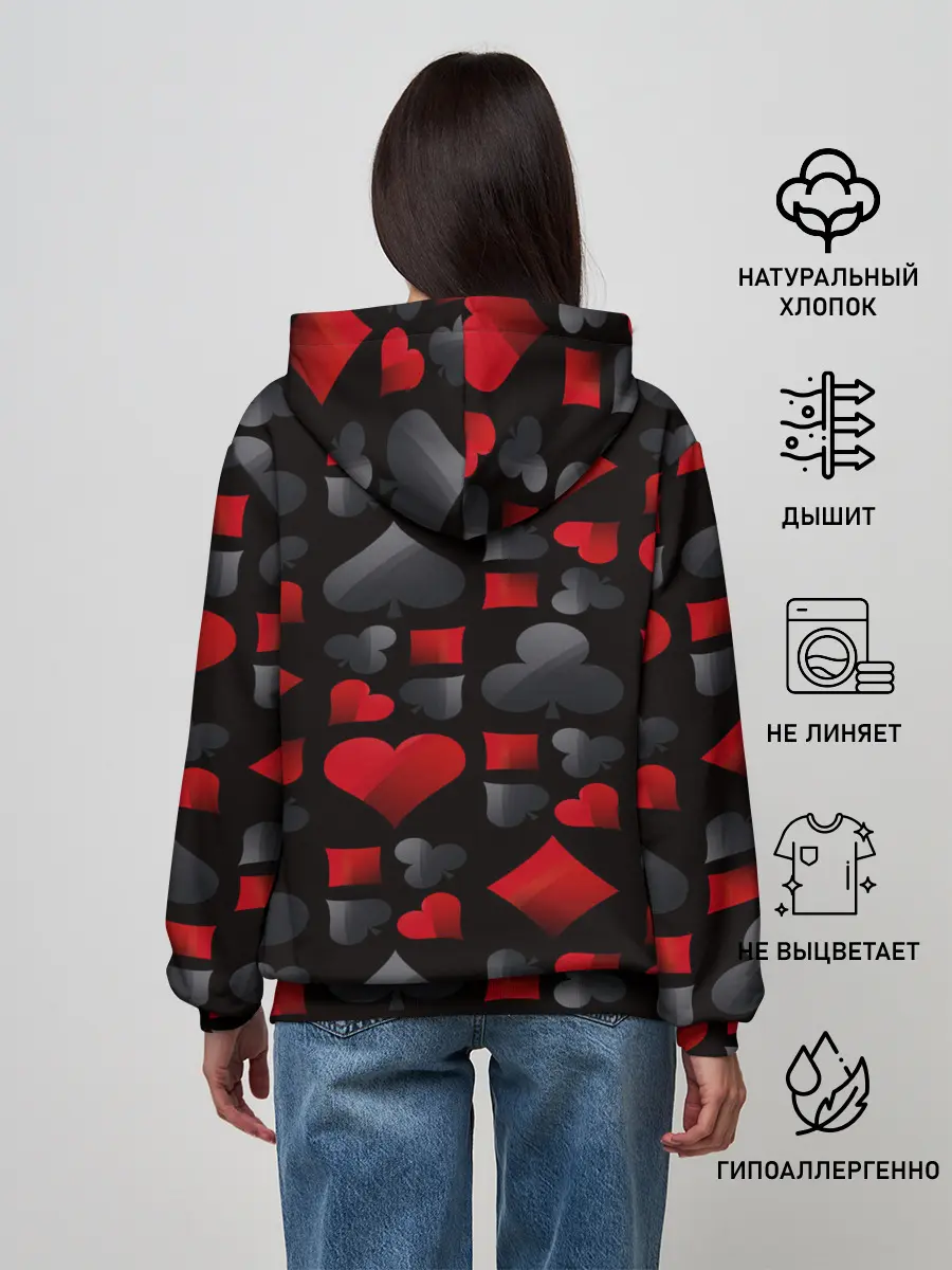 Женское худи / Card suits